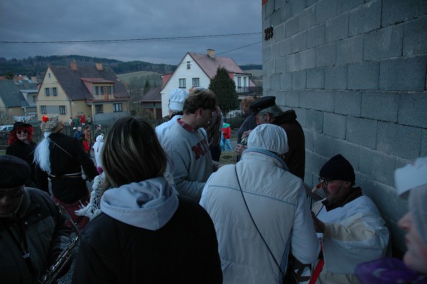 Masopustní průvod obcí 2008